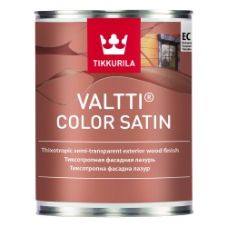 VALTTI COLOR SATIN (база EC) фасадный антисептик для древесины, 0.9л Тиккурила [293]