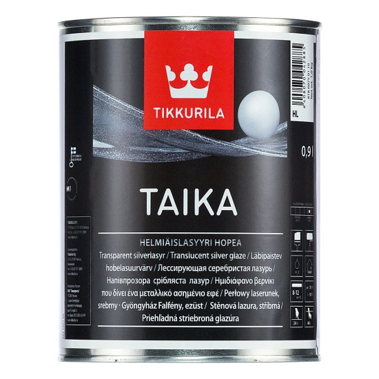 Купить TAIKA STARDUST лазурь серебристая, 1л Тиккурила в магазине СтройРесурс от производителя Tikkurila