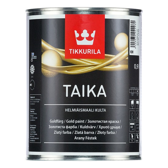 Купить TAIKA KM краска перламутровая/золото, 0.9л Тиккурила [858] в магазине СтройРесурс от производителя Tikkurila