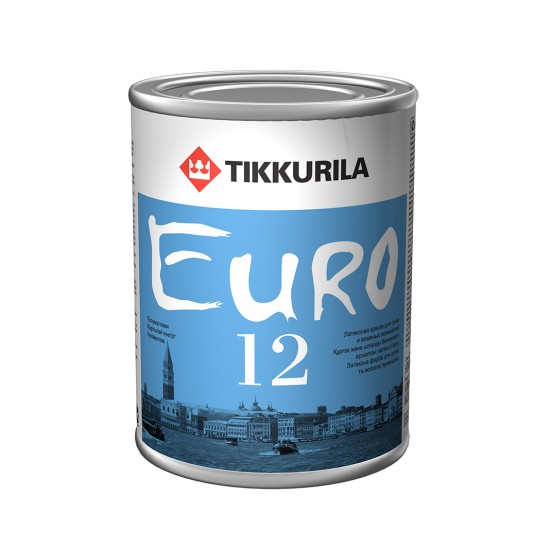Купить EURO 12 C краска (база С), 0,9л Тиккурила [P101] в магазине СтройРесурс от производителя Tikkurila