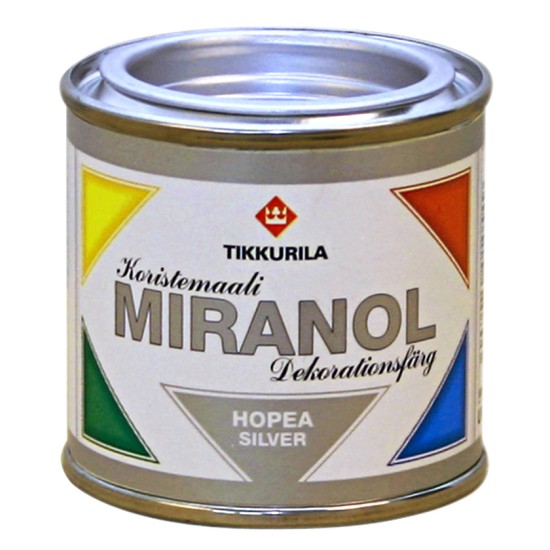 Купить Декоративная краска "MIRANOL серебристая", 0.1л Тиккурила в магазине СтройРесурс от производителя Tikkurila