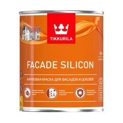 FACADE SILICON VVA фасадная краска, модиф. силиконом (база VVA белая), 0.9л Тиккурила