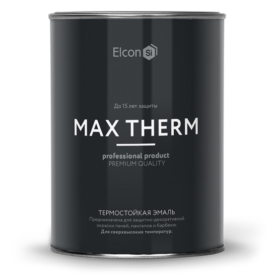 Купить Эмаль термостойкая белая (700 C) "ELCON Max Therm", 0.8кг ЭЛКОН в магазине СтройРесурс от производителя Elcon