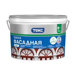 Краска акрилатная фасадная D (колеровочная), 9л ПРОФИ ТЕКС