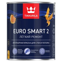 EURO SMART 2 VVA краска (база А белая), 0.9л Тиккурила