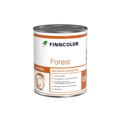 FOREST A масл.краска (база A белая) п/глянц., для наружных работ по древесине, 0.9л Финнколор [P112]