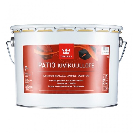 Купить PATIO (база EK) лазурь для покраски садовой плитки, 2.7л Тиккурила в магазине СтройРесурс от производителя Tikkurila