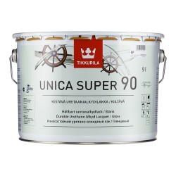 Лак UNICA SUPER 90 (глянц., уретано-алкидный, EP-база), 9л Тиккурила
