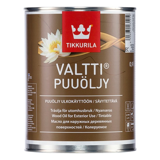 Купить VALTTI PUUOLJY / VALTTI WOOD OIL (база EC) масло для дерева, 0.9л Тиккурила в магазине СтройРесурс от производителя Tikkurila