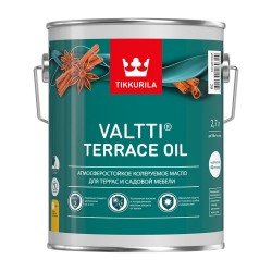 VALTTI TERRACE OIL масло для террас и садовой мебели  (база EC), 2.7л Тиккурила