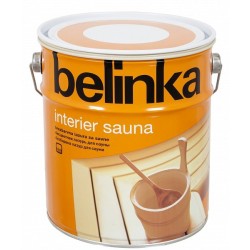 BELINKA INTERIER SAUNA Покрытие водн. для защиты древесины в саунах (кроме полков), 0.75л
