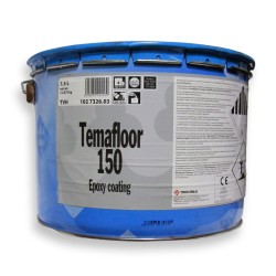 Эпоксидная краска "Темафлор 150" серый RAL 7046, 9,4л (комплект осн 7,5л+отверд. 1,9л) (TCH)